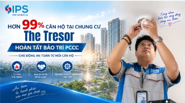 HƠN 99% CĂN HỘ TẠI CHUNG CƯ TRESOR HOÀN TẤT BẢO TRÌ PCCC – CHỦ ĐỘNG AN TOÀN TỪ MỖI CĂN HỘ