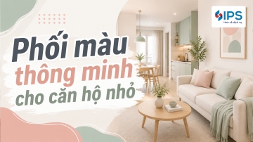 IPS hướng dẫn - Phối màu thông minh: Cách giúp căn hộ nhỏ trông rộng và thoáng hơn