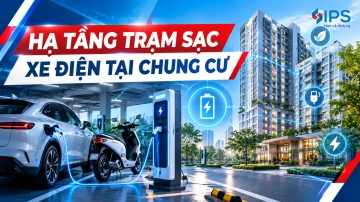 HẠ TẦNG TRẠM SẠC XE ĐIỆN TẠI CHUNG CƯ: BÀI TOÁN MỚI CHO QUẢN LÝ VẬN HÀNH