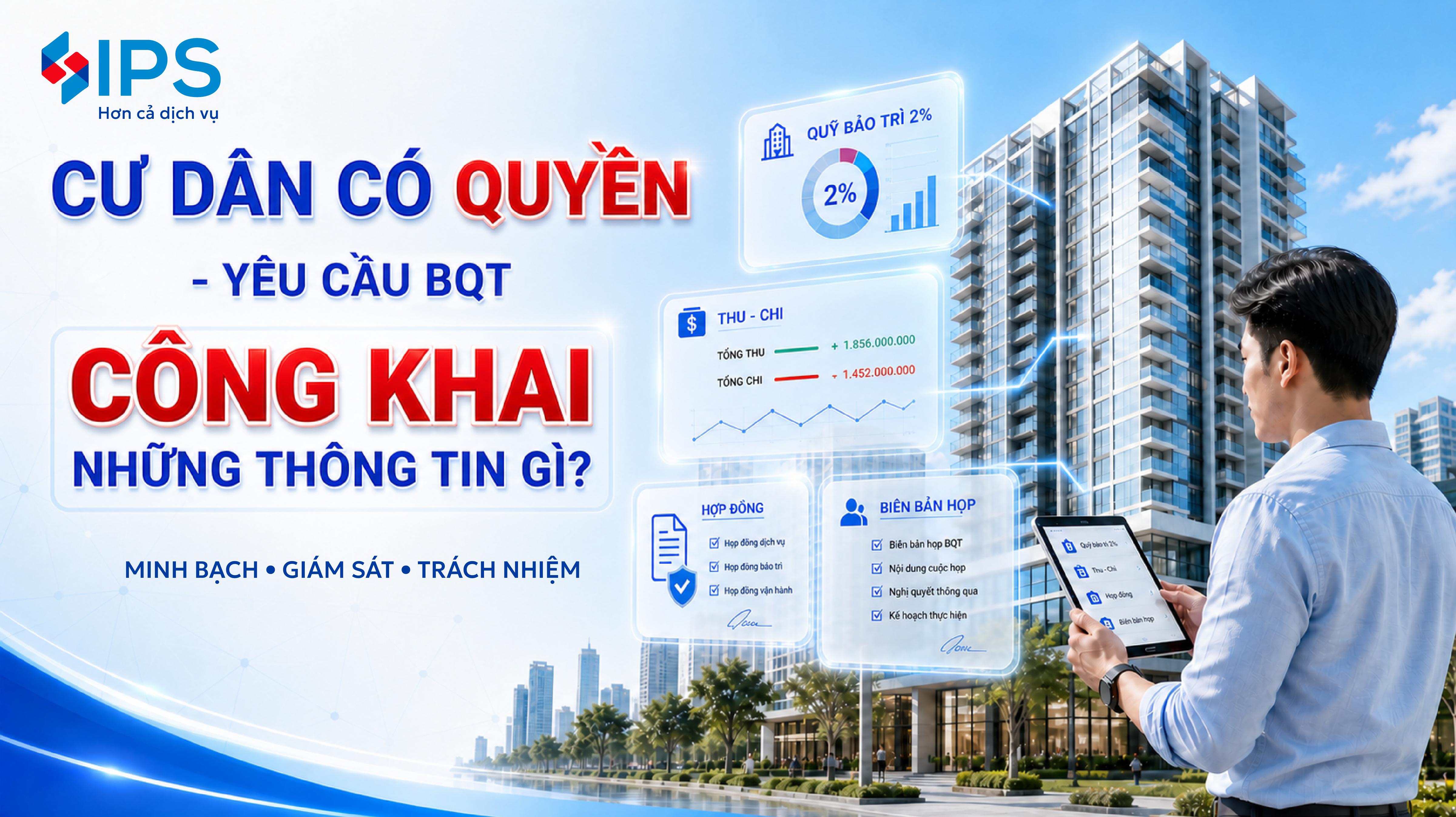 CƯ DÂN CÓ QUYỀN YÊU CẦU BAN QUẢN TRỊ CÔNG KHAI NHỮNG THÔNG TIN GÌ?
