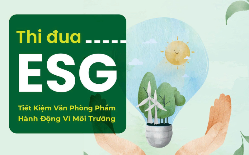 IPS thi đua tiết kiệm văn phòng phẩm ESG