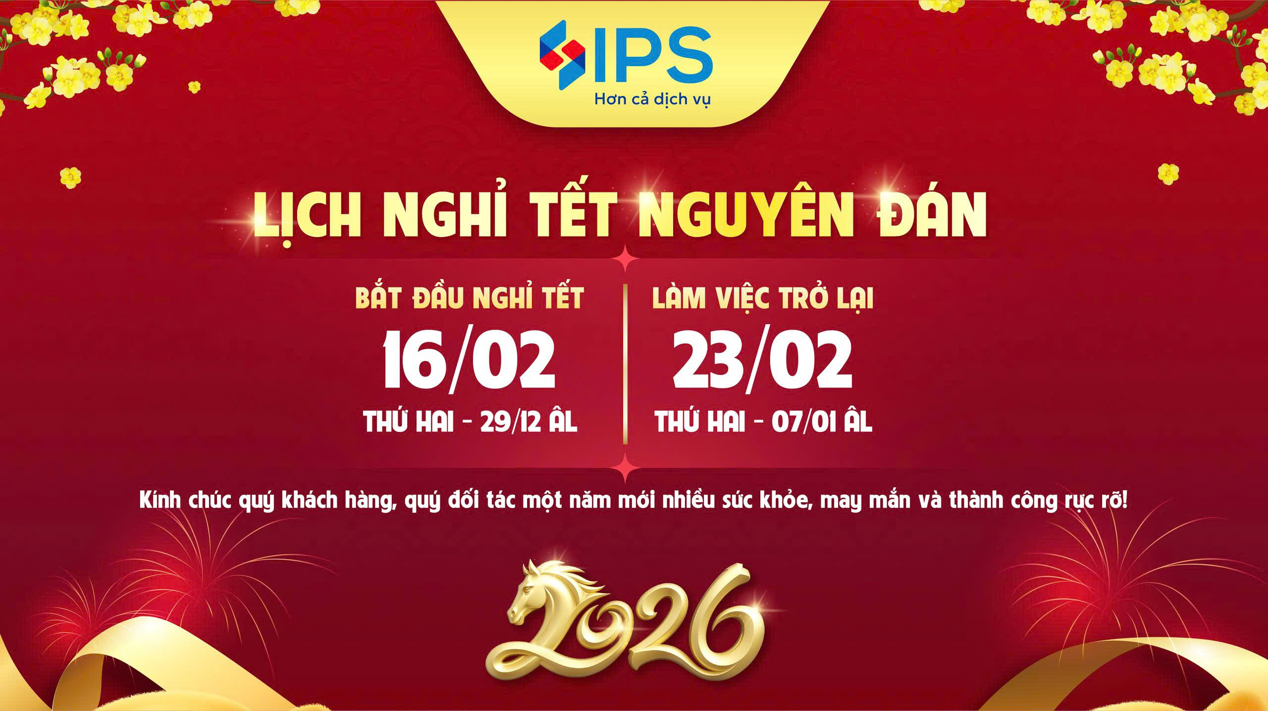 lịch nghỉ tết nguyên đán 2026