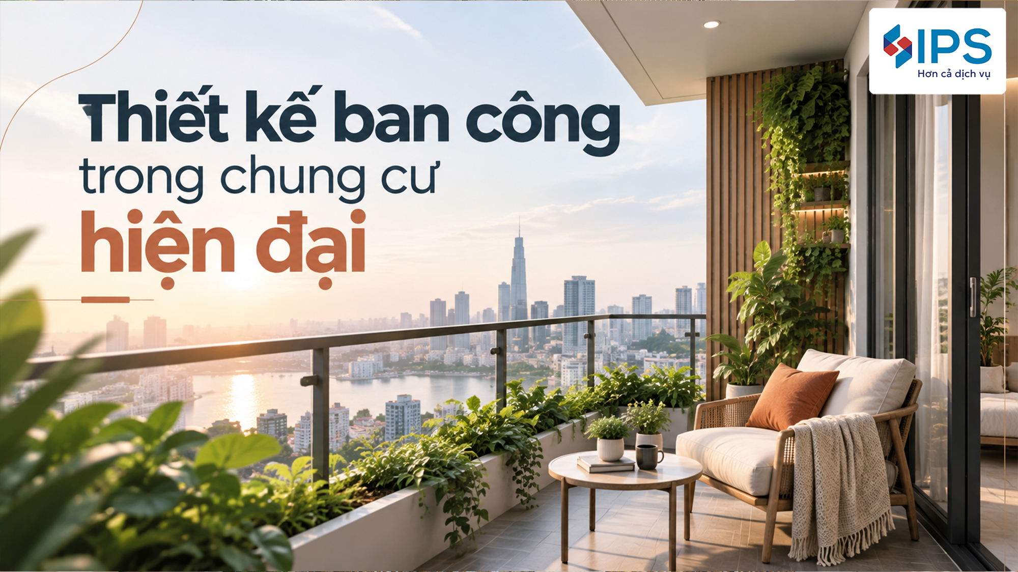 Ban công chung cư: Biến khoảng đệm thành không gian sống đáng giá